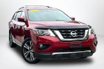 2018 Nissan Pathfinder S — Scarlet Ember exterior view 3, for sale at Lakeside Automotive Group in Spring Lake, MI