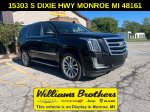 2020 Cadillac Escalade Luxury — Black Raven primary exterior view, for sale at Williams Brothers Dodge Chrysler Jeep Ram of Dundee in Dundee, MI
