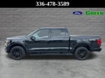 2024 Ford F-150 Lariat — Black Metallic exterior view 3, for sale at Green Ford in Greensboro, NC