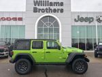 2026 Jeep Wrangler Willys — Mojito Clearcoat exterior view 4, for sale at Williams Brothers Dodge Chrysler Jeep Ram of Dundee in Dundee, MI