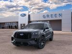 2026 Ford Explorer ST-Line — Black Metallic exterior view 3, for sale at Green Ford in Greensboro, NC