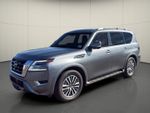 2023 Nissan Armada SL — Gun Metallic exterior view 3, for sale at Courtesy Nissan of Mesa in Mesa, AZ