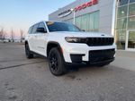 2024 Jeep Grand Cherokee L Altitude — Bright White Clearcoat exterior view 3, for sale at Williams Brothers Dodge Chrysler Jeep Ram of Dundee in Dundee, MI