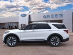 2026 Ford Explorer Platinum — White Metallic exterior view 5, for sale at Green Ford in Greensboro, NC