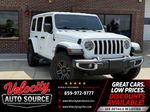 2018 Jeep Wrangler Unlimited Sahara — Bright White Clearcoat primary exterior view, for sale at Velocity Auto Source in RICHMOND, KY