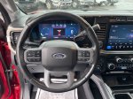 2024 Ford F-350SD Lariat — Red Metallic interior and detail view 18, for sale at Tecforce Automotive in Bridgeport, NY