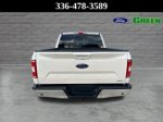 2018 Ford F-150 Lariat — White Platinum Clearcoat Metallic exterior view 5, for sale at Green Ford in Greensboro, NC