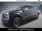 2026 Ford F-350SD Platinum — Agate Black Metallic primary exterior view, for sale at Lincoln of Bloomington in Bloomington, MN