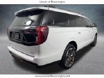 2025 Ford Expedition Max King Ranch — Oxford White exterior view 7, for sale at Lincoln of Bloomington in Bloomington, MN