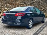 2017 Nissan Sentra S — Super Black exterior view 2, for sale at A Better Way Wholesale Autos in Naugatuck, CT