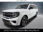 2025 Ford Expedition Max King Ranch — Oxford White primary exterior view, for sale at Lincoln of Bloomington in Bloomington, MN