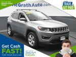 2018 Jeep Compass Latitude — Billet Silver Metallic primary exterior view, for sale at McGrath Ford in Hiawatha, IA