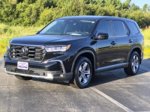 2025 Honda Pilot EX-L — Crystal Black Pearl exterior view 3, for sale at Elder CDJR in Athens, TX