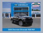 2026 Chevrolet Silverado 1500 RST - Black exterior view 1