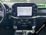 2023 Ford F-150 Lariat — Black Metallic interior and detail view 18, for sale at Green Ford in Greensboro, NC
