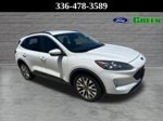 2020 Ford Escape Titanium — White Metallic exterior view 8, for sale at Green Ford in Greensboro, NC