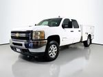 2011 Chevrolet Silverado 3500HD LT - Summit White exterior view 1