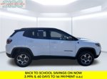 2022 Jeep Compass Trailhawk — Bright White Clearcoat exterior view 7, for sale at Shift Innovations Car Co in Puyallup, WA