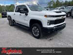 2024 Chevrolet Silverado 2500HD Custom — Summit White primary exterior view, for sale at Tecforce Automotive in Bridgeport, NY