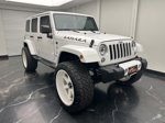 2016 Jeep Wrangler Unlimited Sahara — Bright White Clearcoat exterior view 2, for sale at Becks Auto Group in Mason, OH