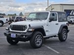 2026 Jeep Wrangler Sport S — Bright White Clearcoat exterior view 3, for sale at Elder CDJR in Athens, TX
