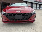 2023 Hyundai Elantra SEL — Scarlet Red exterior view 4, for sale at Velocity Auto Source in RICHMOND, KY