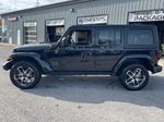 2024 Jeep Wrangler Sport S 4xe — Black Clearcoat exterior view 4, for sale at Tecforce Automotive in Bridgeport, NY