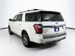 2018 Ford Expedition Max Limited — White Platinum Clearcoat Metallic exterior view 6, for sale at Gerald Jones Honda in Augusta, GA