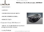 2026 Lincoln Aviator Reserve — Black Metallic exterior view 5, for sale at Lincoln of Bloomington in Bloomington, MN