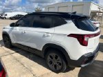 2024 Kia Seltos S — Clear White exterior view 4, for sale at Lakeshore CDJR in Slidell, LA