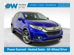 2021 Honda HR-V EX — Aegean Blue Metallic primary exterior view, for sale at Don Wood Ford Lincoln in Athens, OH