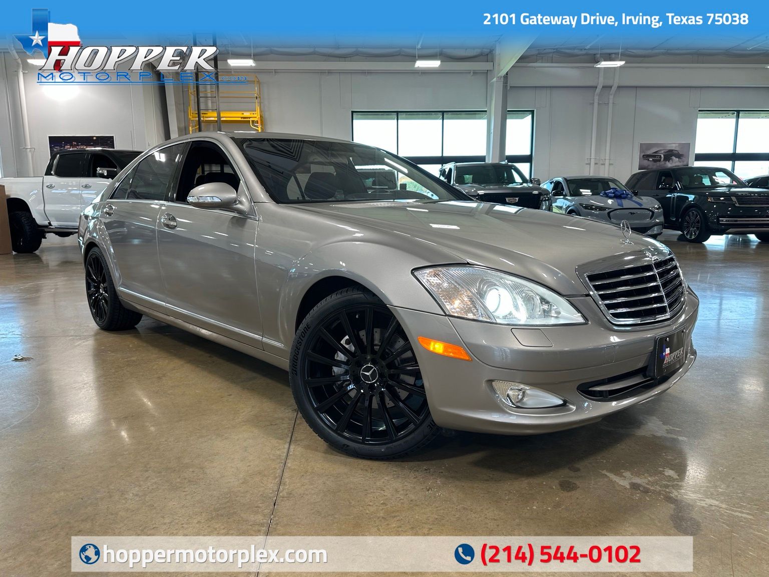 Silver 2007 Mercedes-Benz S-Class Sedan Rear-Wheel Drive 7-Speed Automatic