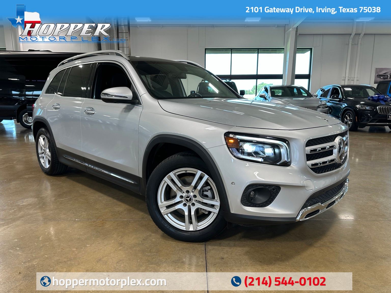 Silver 2021 Mercedes-Benz GLB SUV / Crossover Front-Wheel Drive 8-Speed Automatic