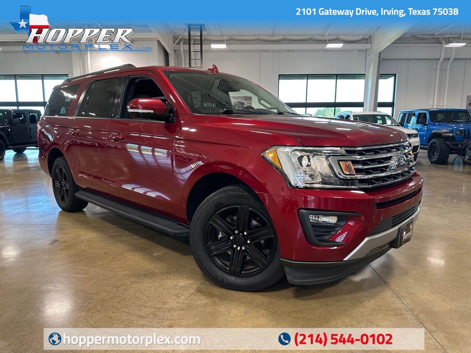 Ruby Red Metallic 2019 Ford Expedition MAX XLT RWD SUV / Crossover 4X2 Automatic