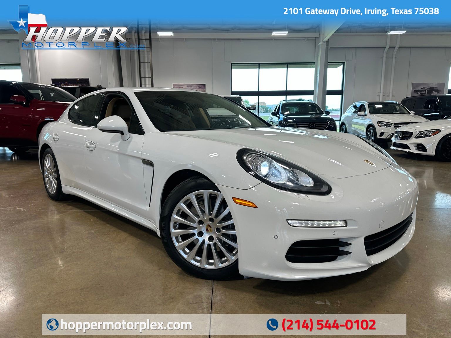 White 2016 Porsche Panamera Sedan All-Wheel Drive 7-Speed Automatic