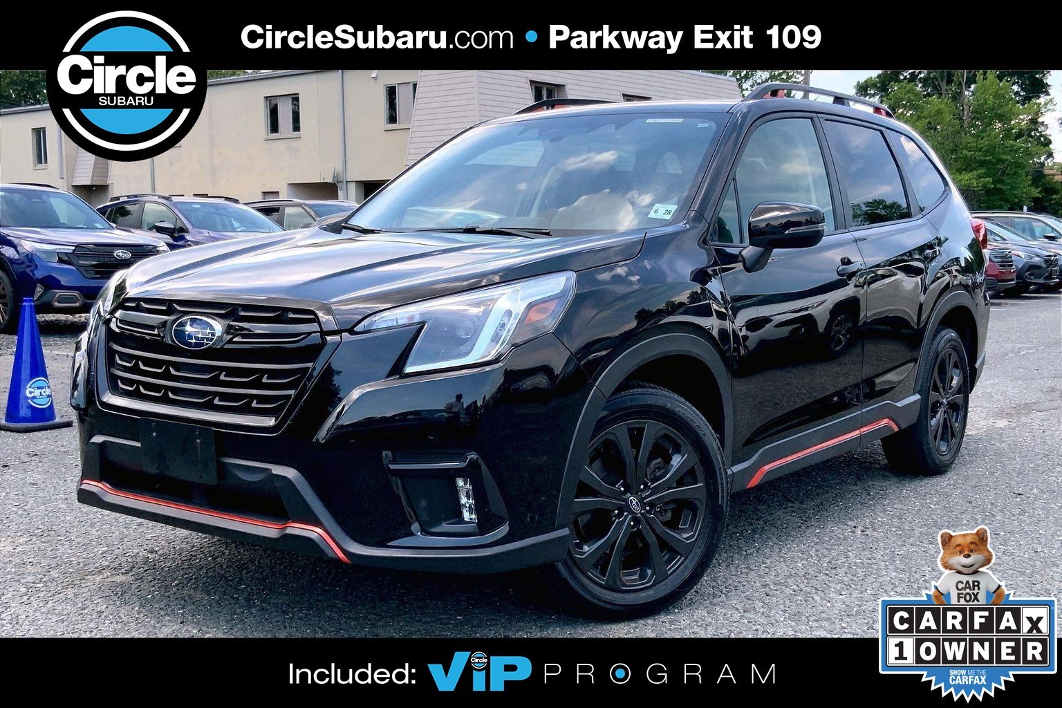 Crystal Black Silica 2023 Subaru Forester SUV / Crossover All-Wheel Drive Continuously Variable Transmission
