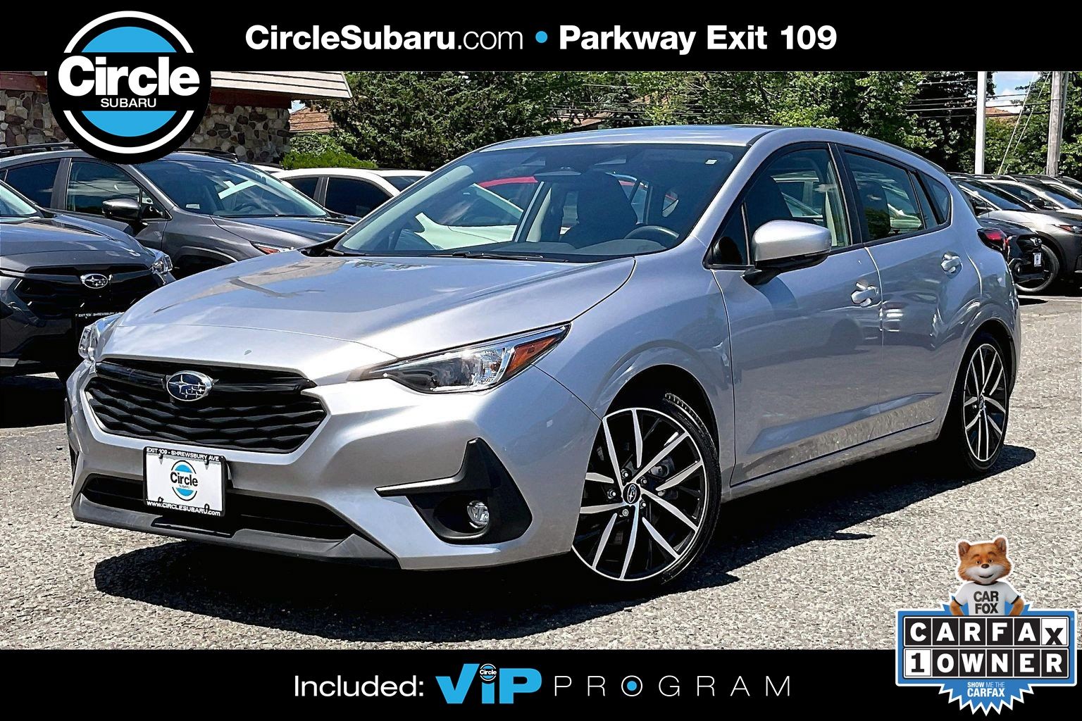 Ice Silver Metallic 2024 Subaru Impreza Wagon All-Wheel Drive Continuously Variable Transmission