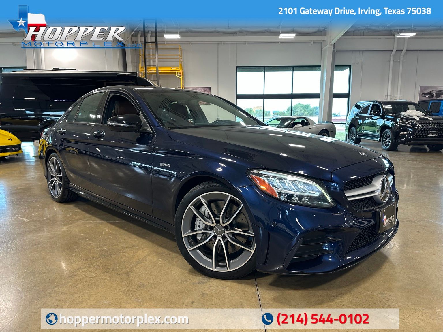 Blue 2020 Mercedes-Benz C-Class Sedan All-Wheel Drive 9-Speed Automatic