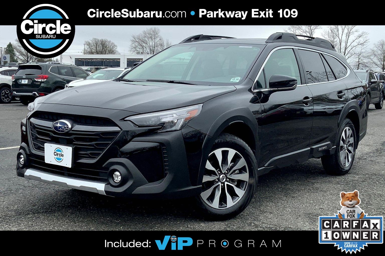 Crystal Black Silica 2025 Subaru Outback Limited AWD SUV / Crossover All-Wheel Drive Continuously Variable Transmission