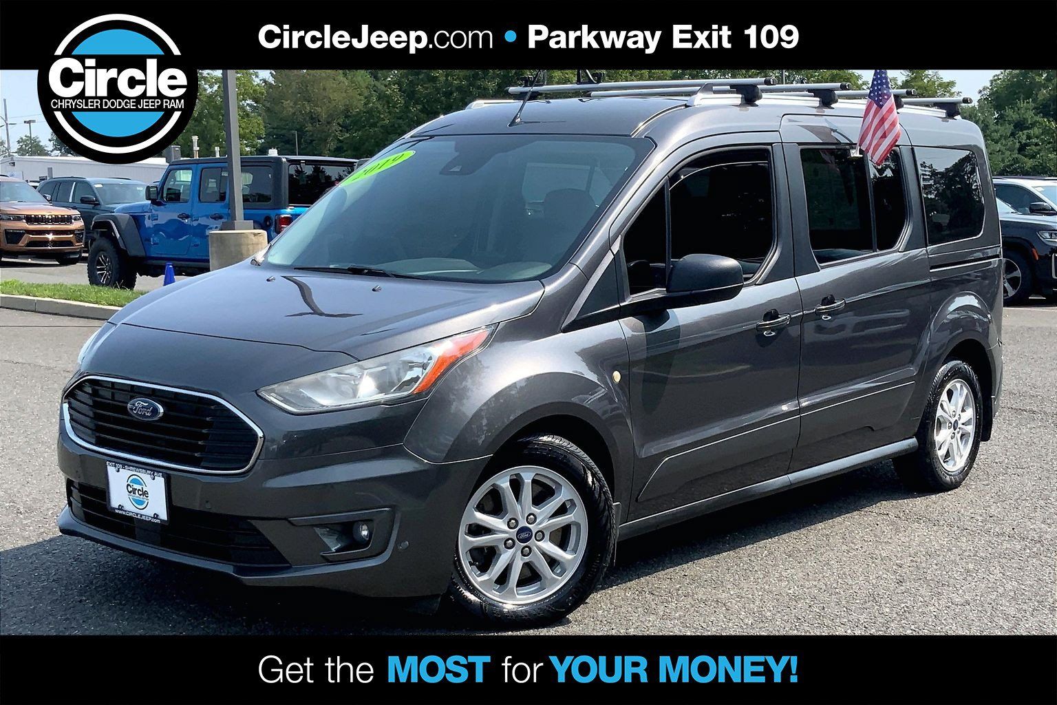 Gray (Magnetic) 2019 Ford Transit Connect Van Front-Wheel Drive 8-Speed Automatic