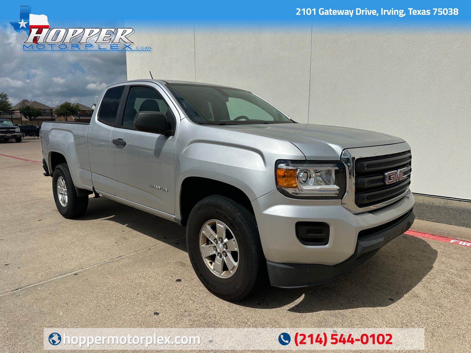 Quicksilver Metallic 2016 GMC Canyon Pickup Truck 4X2 6-Speed Automatic