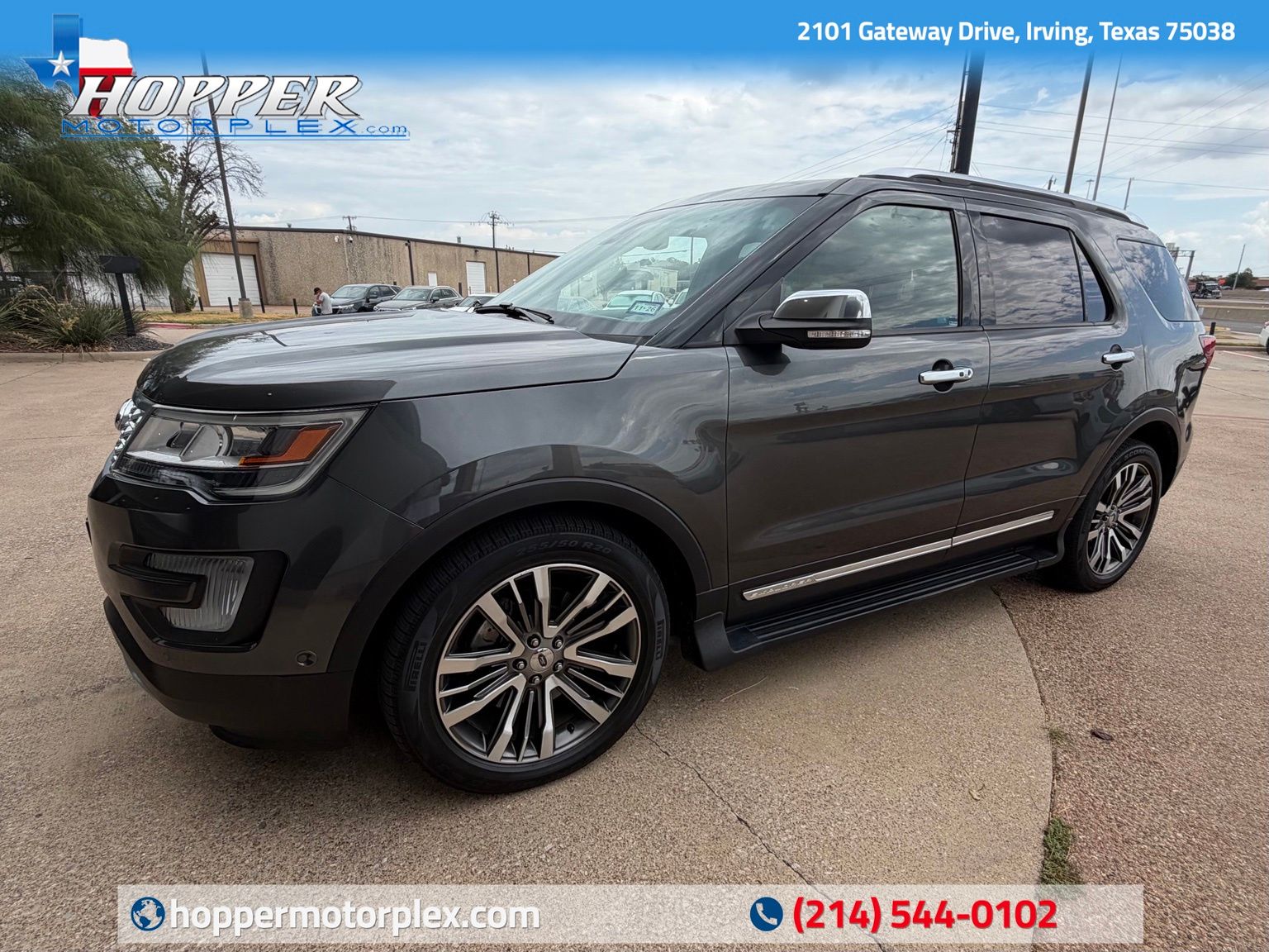 Gray (Magnetic) 2016 Ford Explorer SUV / Crossover All-Wheel Drive 6-Speed Automatic