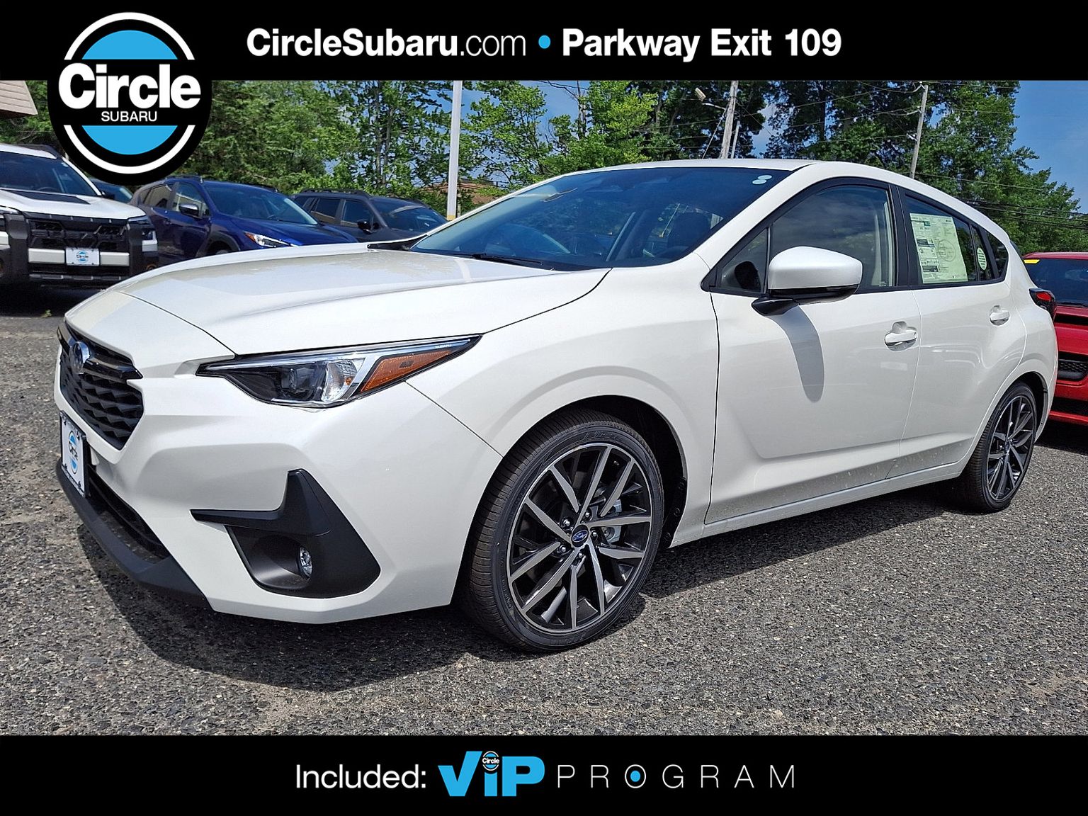 Crystal White Pearl 2026 Subaru Impreza Sport AWD Wagon All-Wheel Drive Continuously Variable Transmission