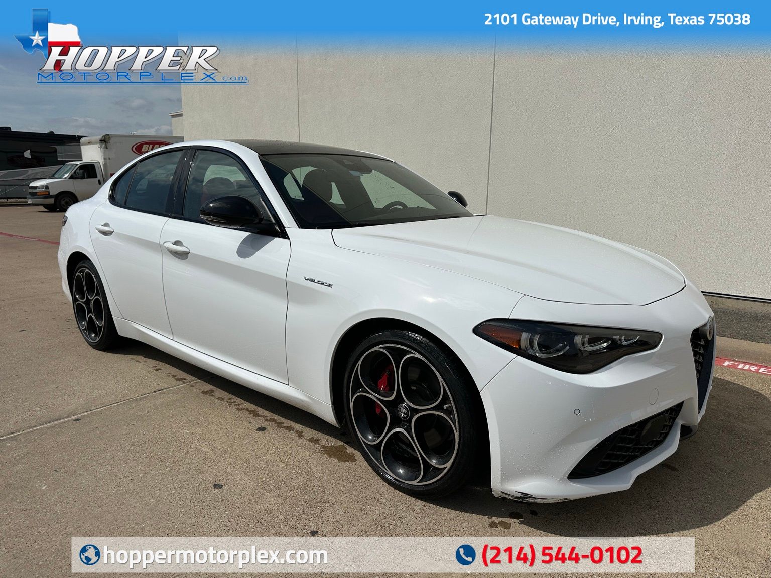 Alfa White 2024 Alfa Romeo Giulia Veloce RWD Sedan Rear-Wheel Drive 8-Speed Automatic