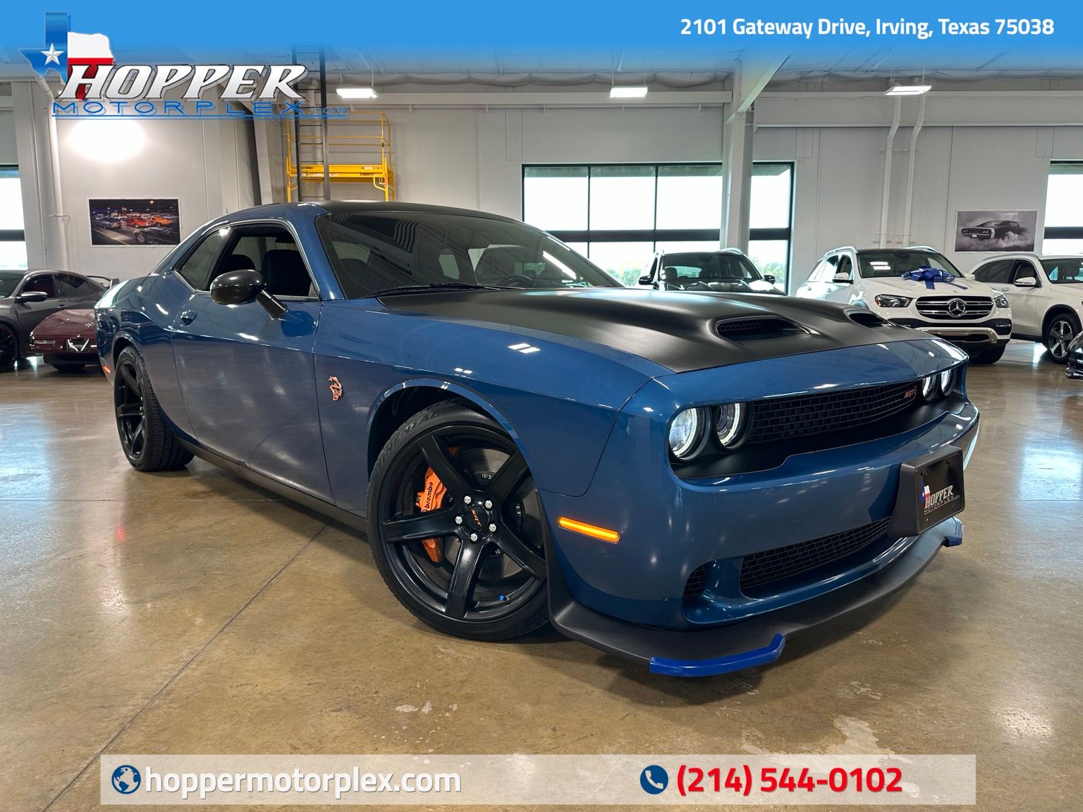 Blue (Frostbite) 2020 Dodge Challenger Coupe Rear-Wheel Drive 8-Speed Automatic