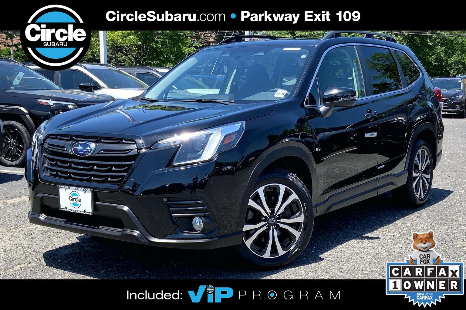 Crystal Black Silica 2023 Subaru Forester SUV / Crossover All-Wheel Drive Continuously Variable Transmission