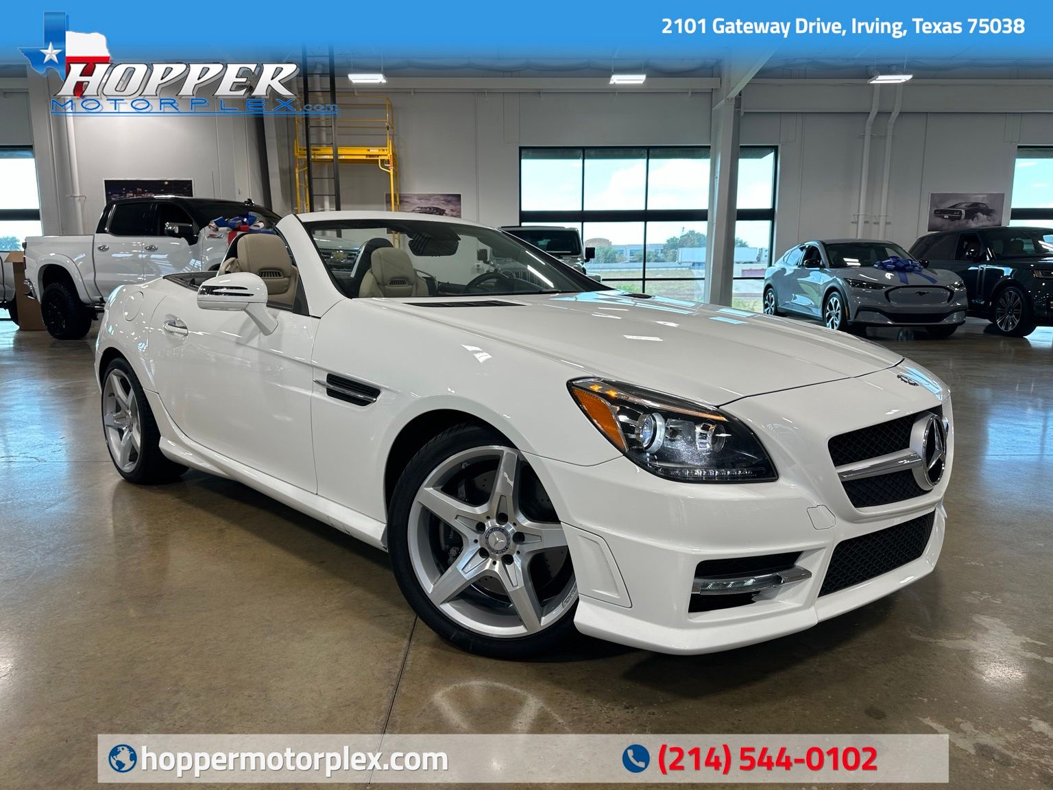 2016 Mercedes-Benz SLK Blanco Descapotable Tracción trasera 9 velocidades Automática