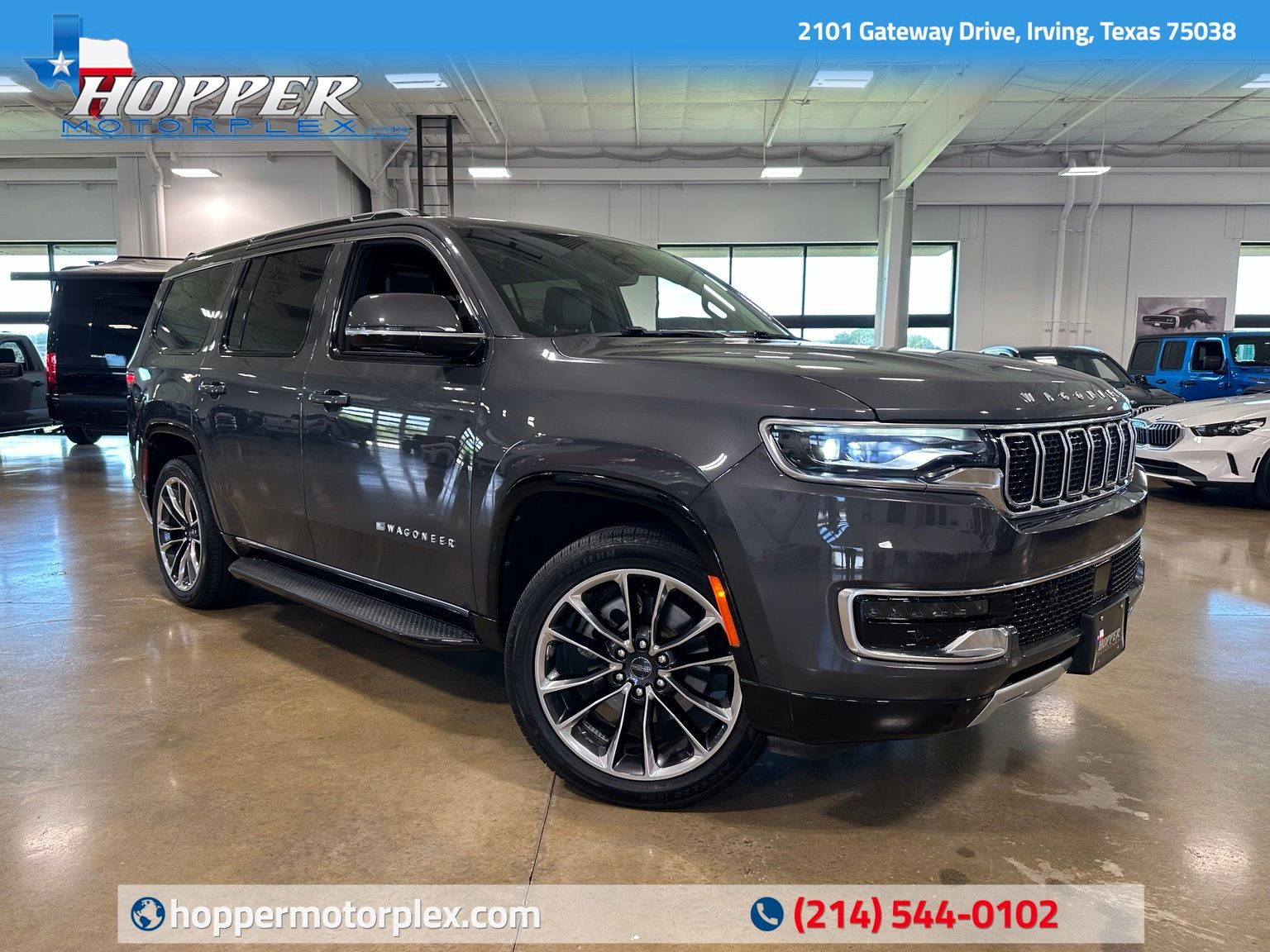 Baltic Gray Metallic Clearcoat 2022 Jeep Wagoneer Series II RWD SUV / Crossover 4X2 8-Speed Automatic