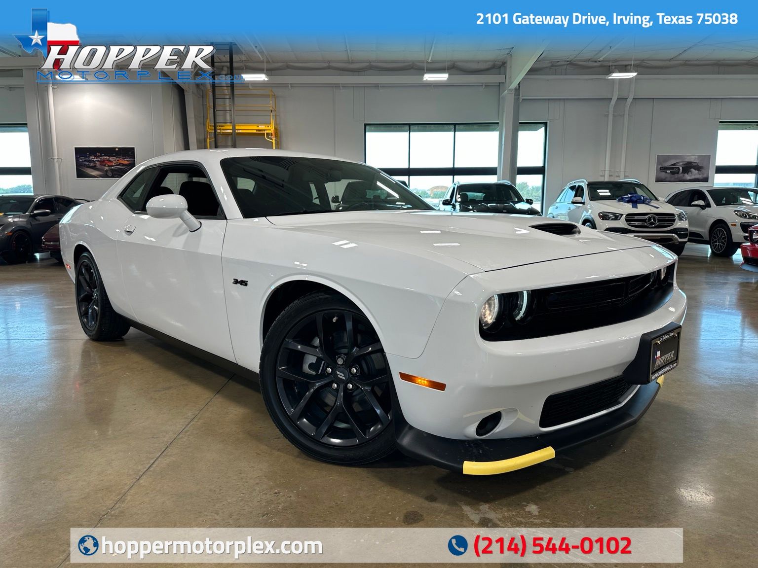 White Knuckle Clearcoat 2023 Dodge Challenger Coupe Rear-Wheel Drive 8-Speed Automatic