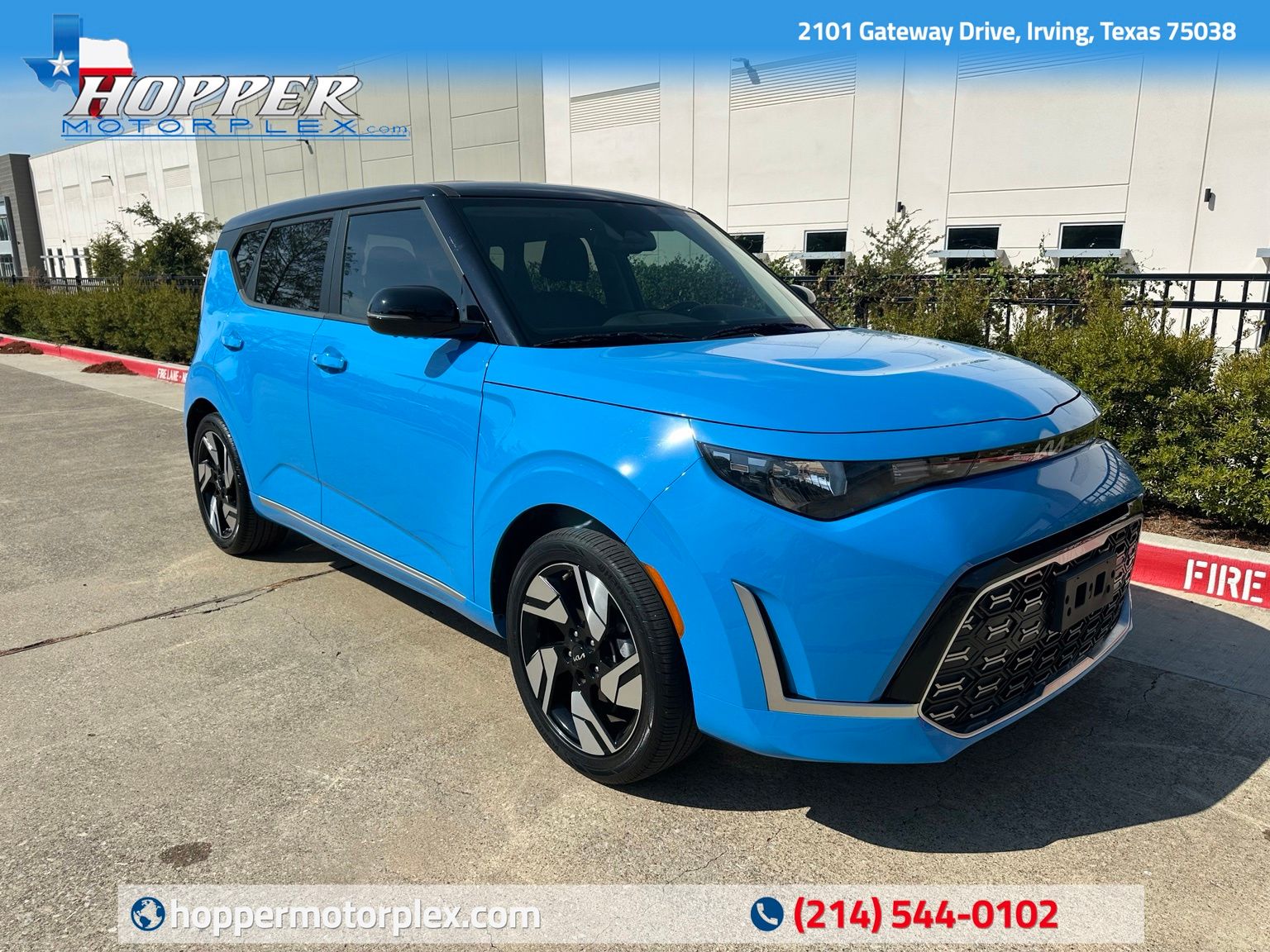 Surf Blue w/Black Roof 2024 Kia Soul SUV / Crossover Front-Wheel Drive Continuously Variable Transmission